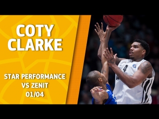 Star Performance Coty Clarke with 23 points  6 rebounds in Saint-Petersburg