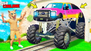GTA 5 - Я НАШЁЛ ЧИТЕРСКИЙ БИГФУТ ! БИГФУТ НА БОЛЬШИХ КОЛЁСАХ ! - ПРЯЧЬ И ИЩИ В ГТА 5 ОНЛАЙН