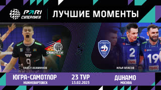 Югра-Самотлор - Динамо МСК| 23 Тур | 13.02.2023 | PARI Суперлига 2022/23 | Мужчины